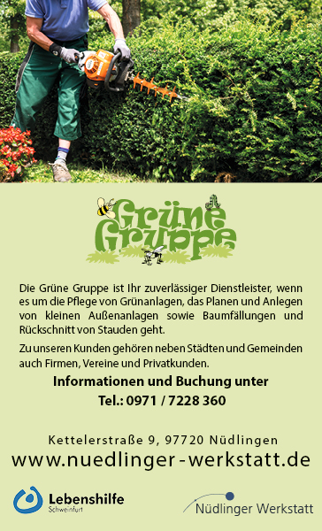 Grüne Gruppe Nüdlinger Werkstatt