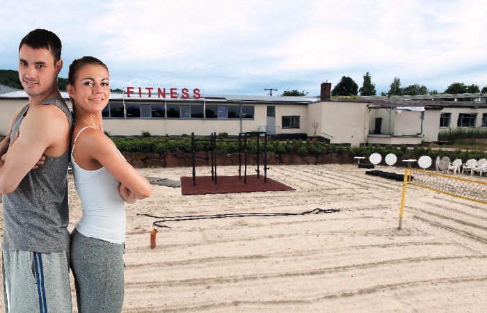 riesiger Outdoor-Bereich